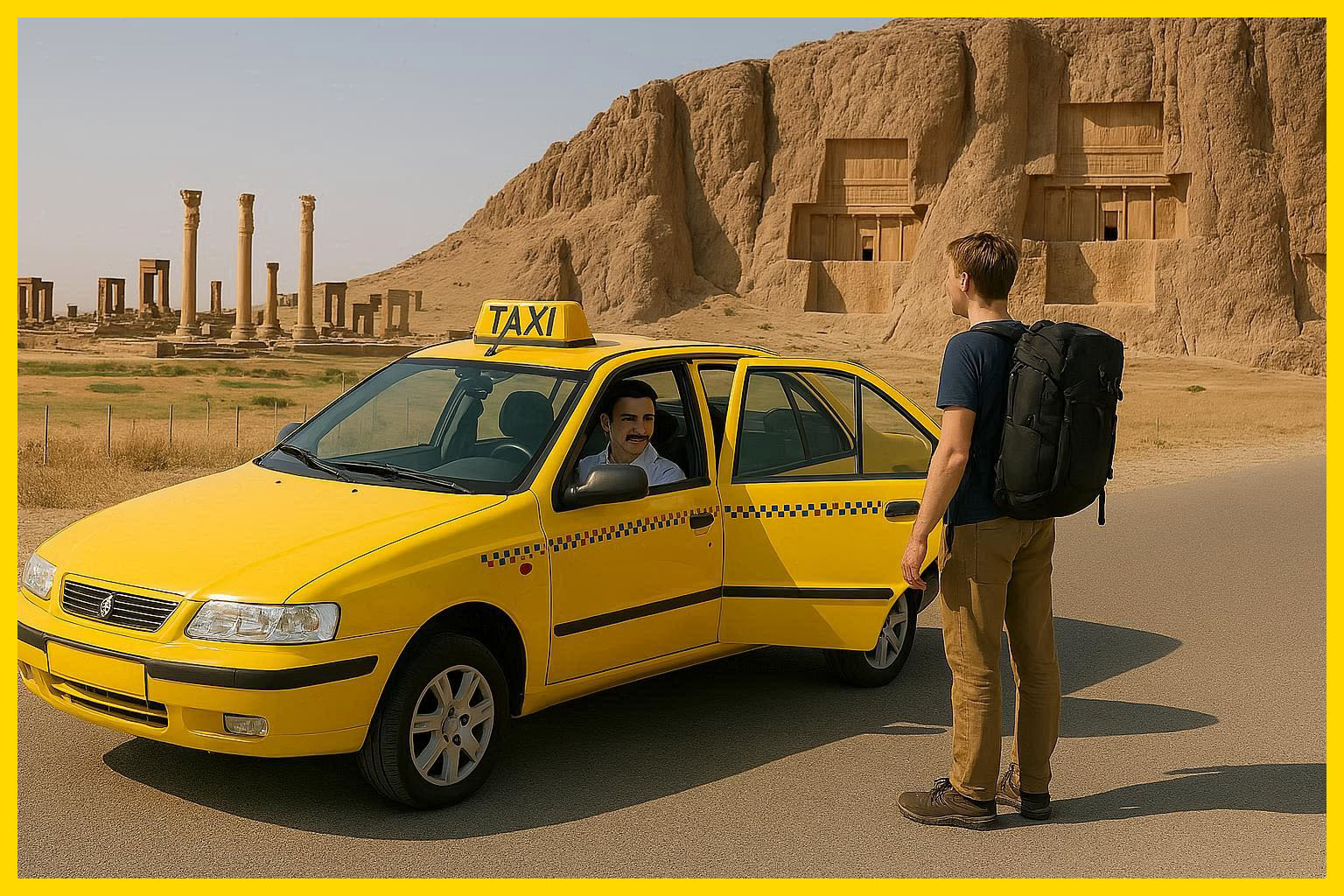 Persepolis Taxi from Shiraz