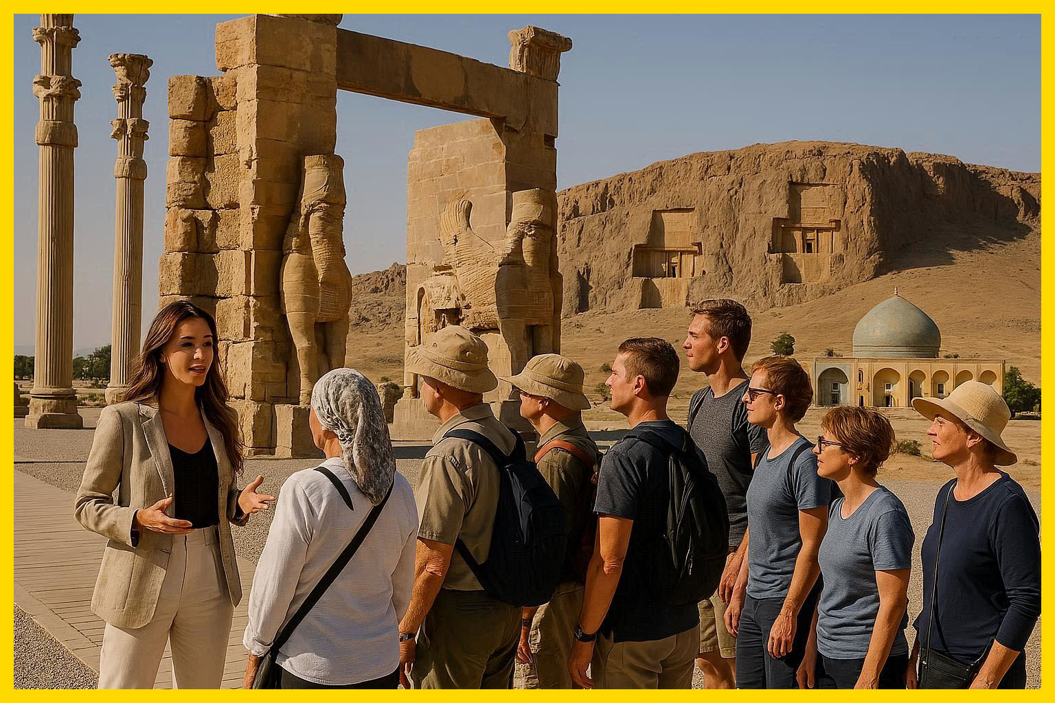 Persepolis Guided Tour from Shiraz to Isfahan