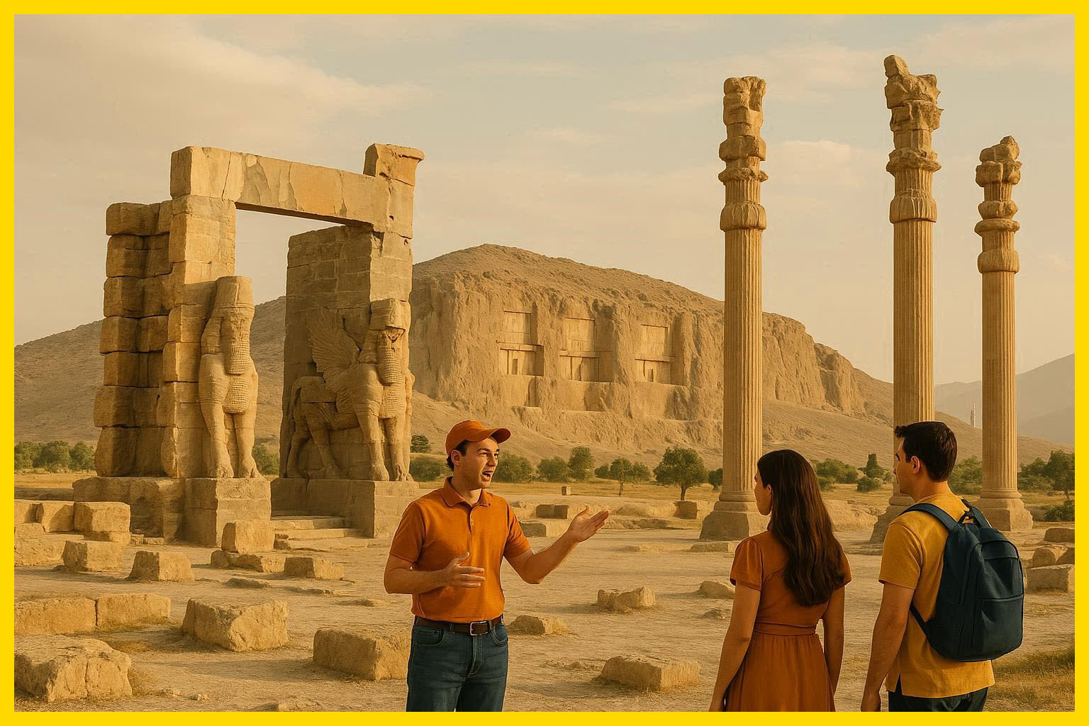 Persepolis Guided Tour from Shiraz to Yazd