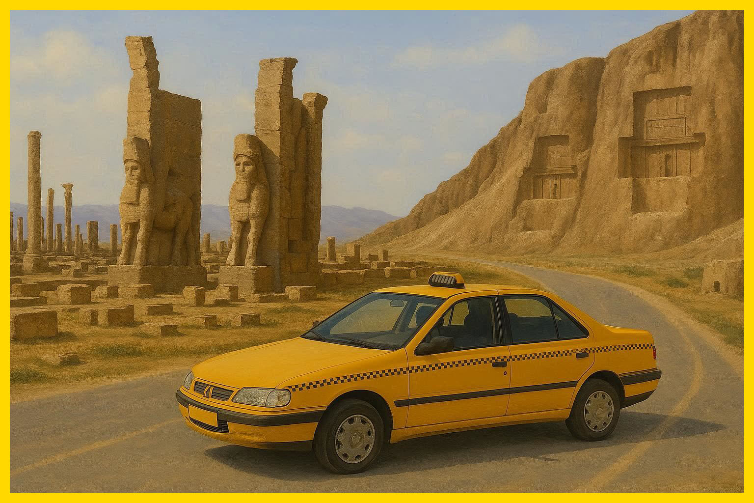 Persepolis Taxi Transfer from Shiraz to Isfahan